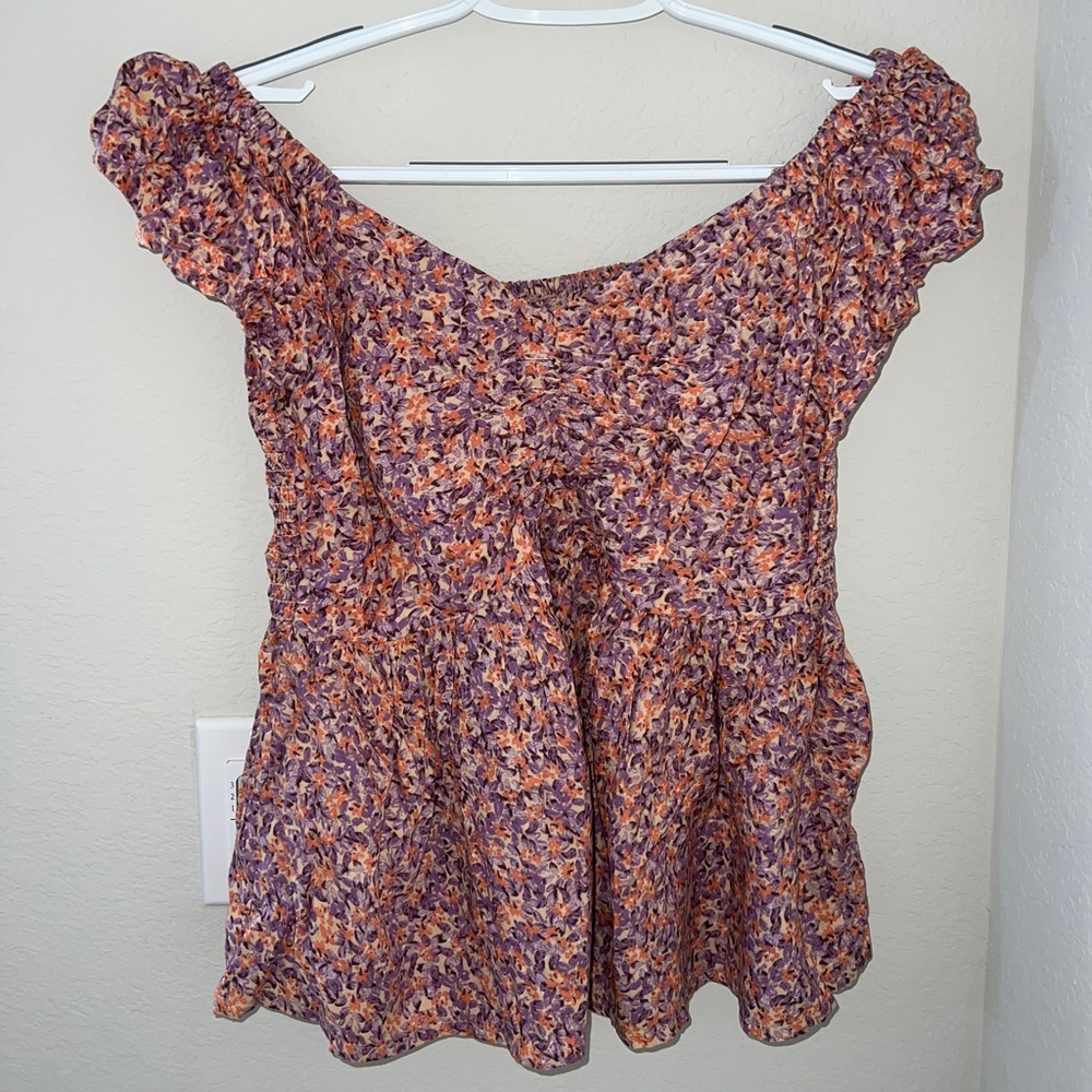 Floral Sweetheart Top